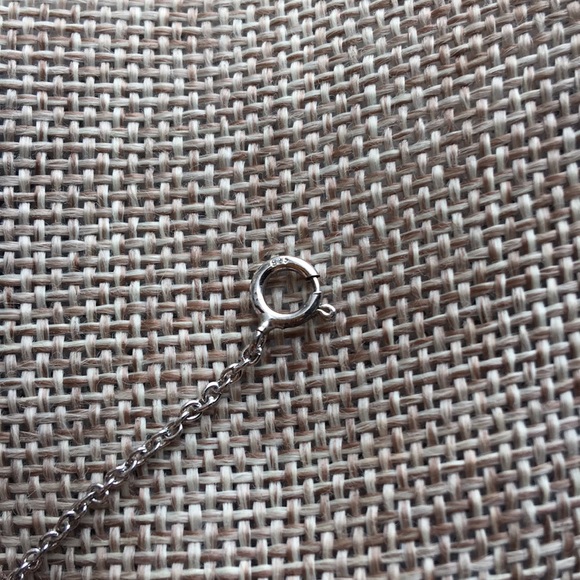 Sweet Diamond Crystal Horseshoe Horse Shoe Silver Necklace - Picture 7 of 8